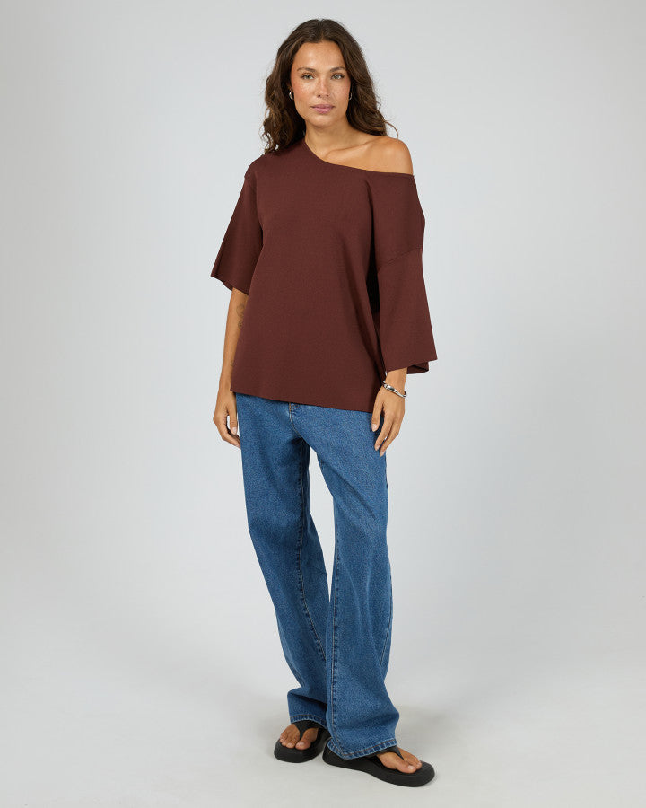 Silent Theory | Ollie Off Shoulder Knit Top