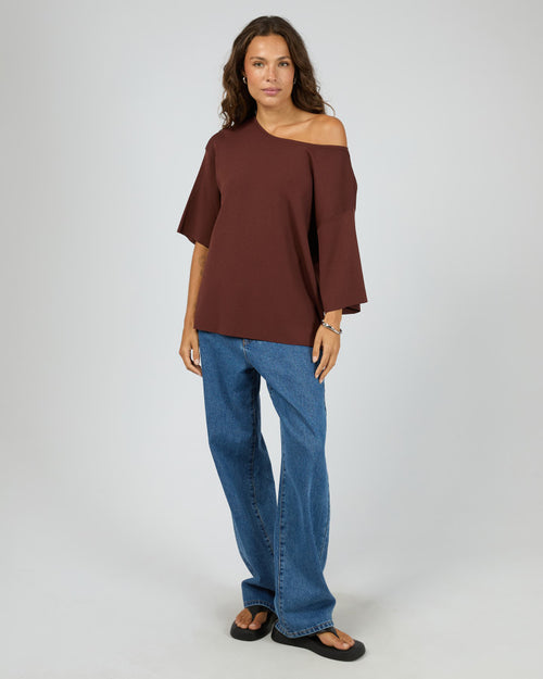 Silent Theory | Ollie Off Shoulder Knit Top