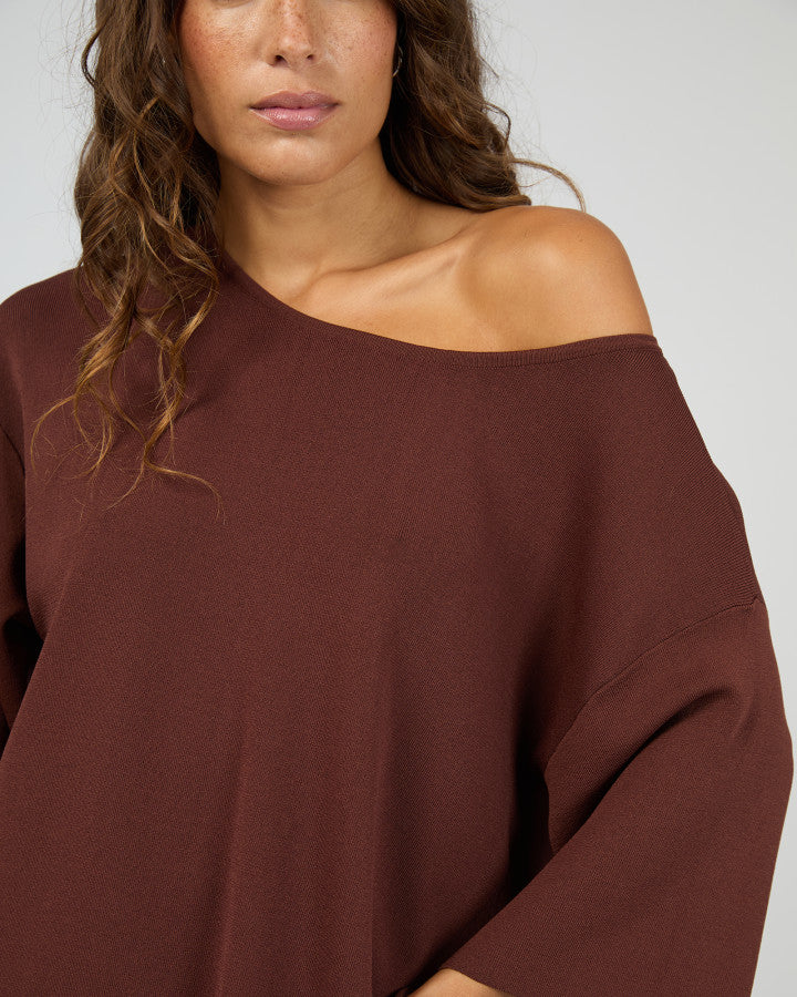 Silent Theory | Ollie Off Shoulder Knit Top