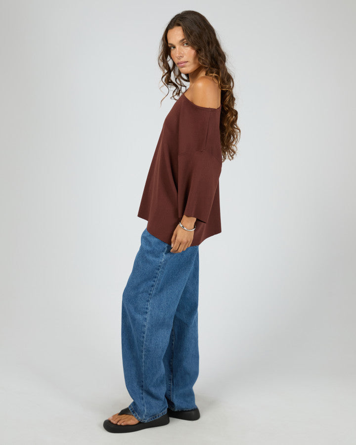 Silent Theory | Ollie Off Shoulder Knit Top