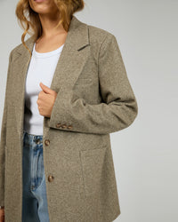 Silent Theory | Opal Textured Blazer