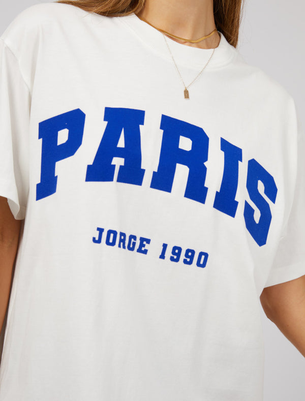 Jorge Paris Tee | Vintage White