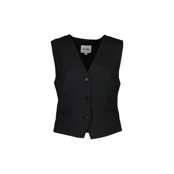 Tuesday Place Vest | Black Suiting