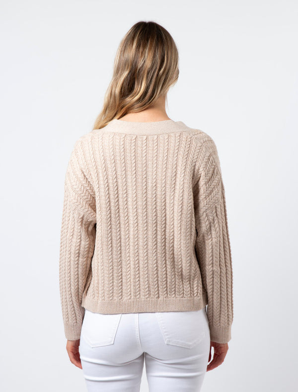 Stella + Gemma Posey Cardigan | Tan Melange