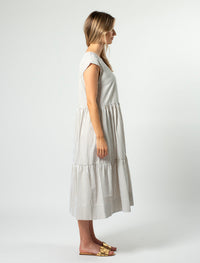 Stella + Gemma Rania Dress | Mushroom Stripe