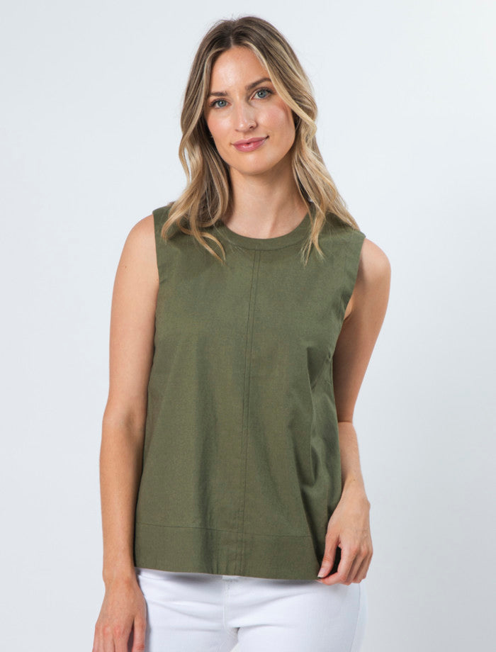 Stella + Gemma Raven Top | Olive Grove