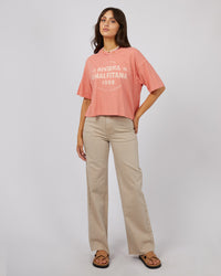 All About Eve | Riviera Oversized Crop Tee