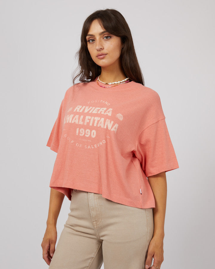 All About Eve | Riviera Oversized Crop Tee