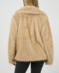 All About Eve | Sable Faux Fur Zip Coat