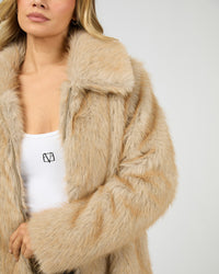 All About Eve | Sable Faux Fur Zip Coat