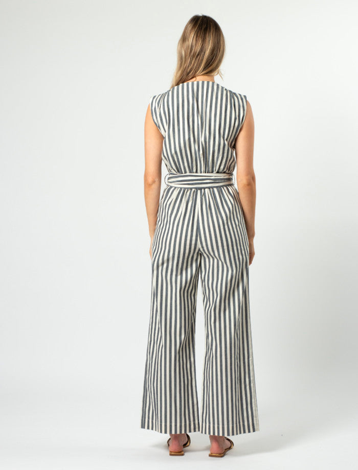 Stella + Gemma Saylor Jumpsuit | Navy Stripe