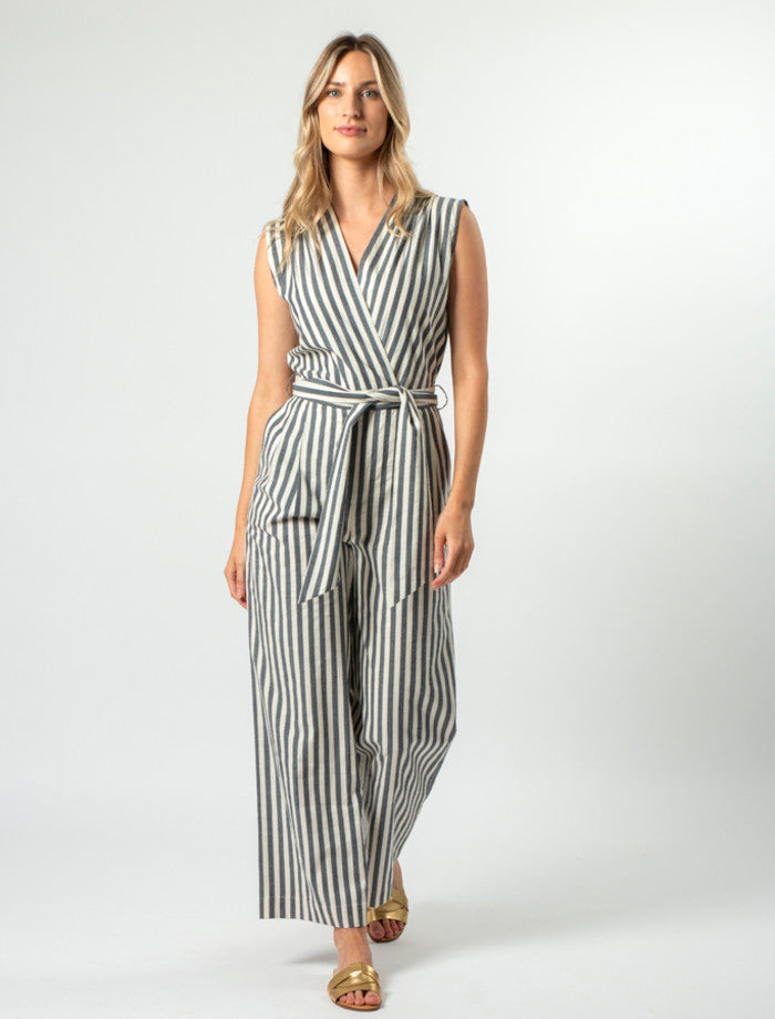 Stella + Gemma Saylor Jumpsuit | Navy Stripe