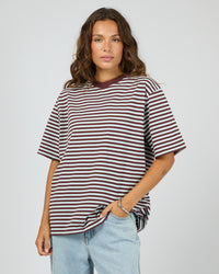 Silent Theory | Stripe Short Sleeve Tee