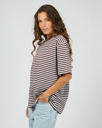 Silent Theory | Stripe Short Sleeve Tee