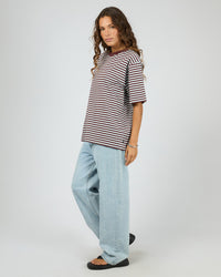 Silent Theory | Stripe Short Sleeve Tee