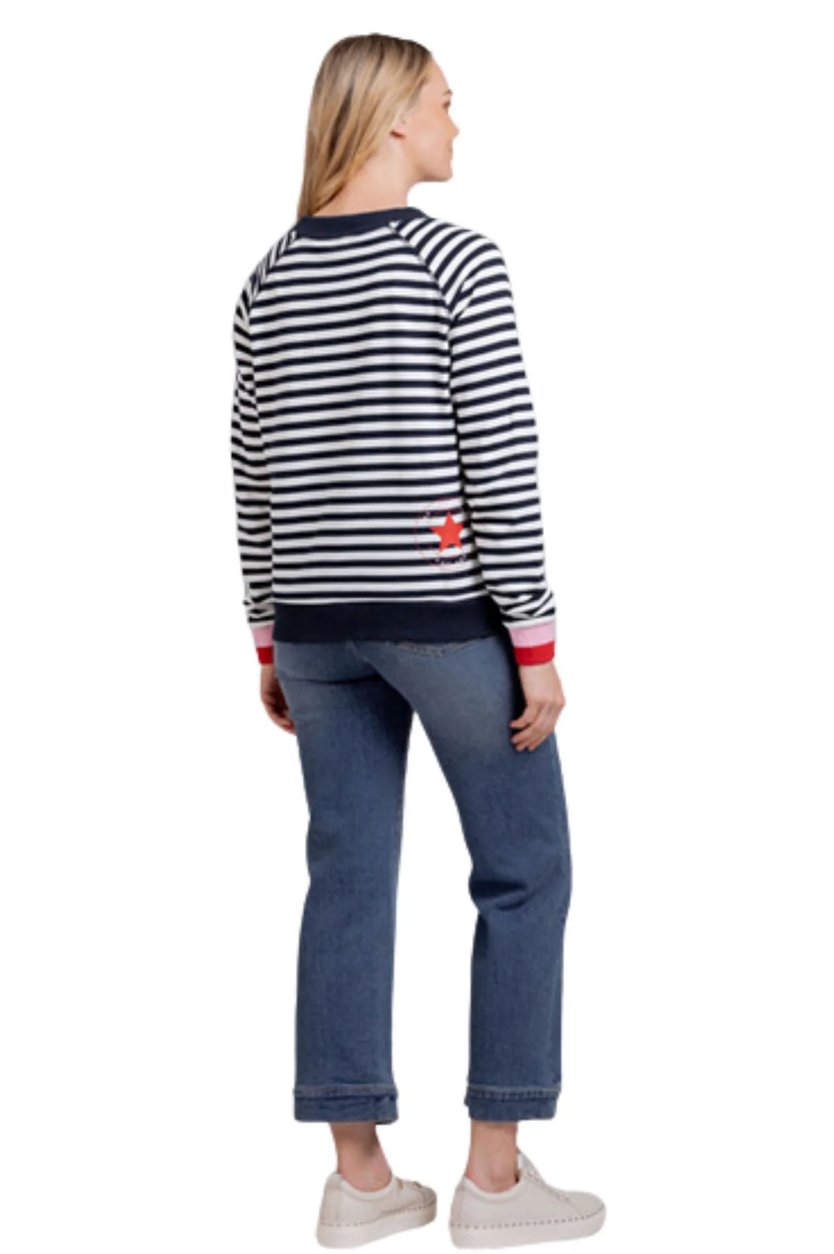 Mi Moso | Striped Delight Sweatshirt