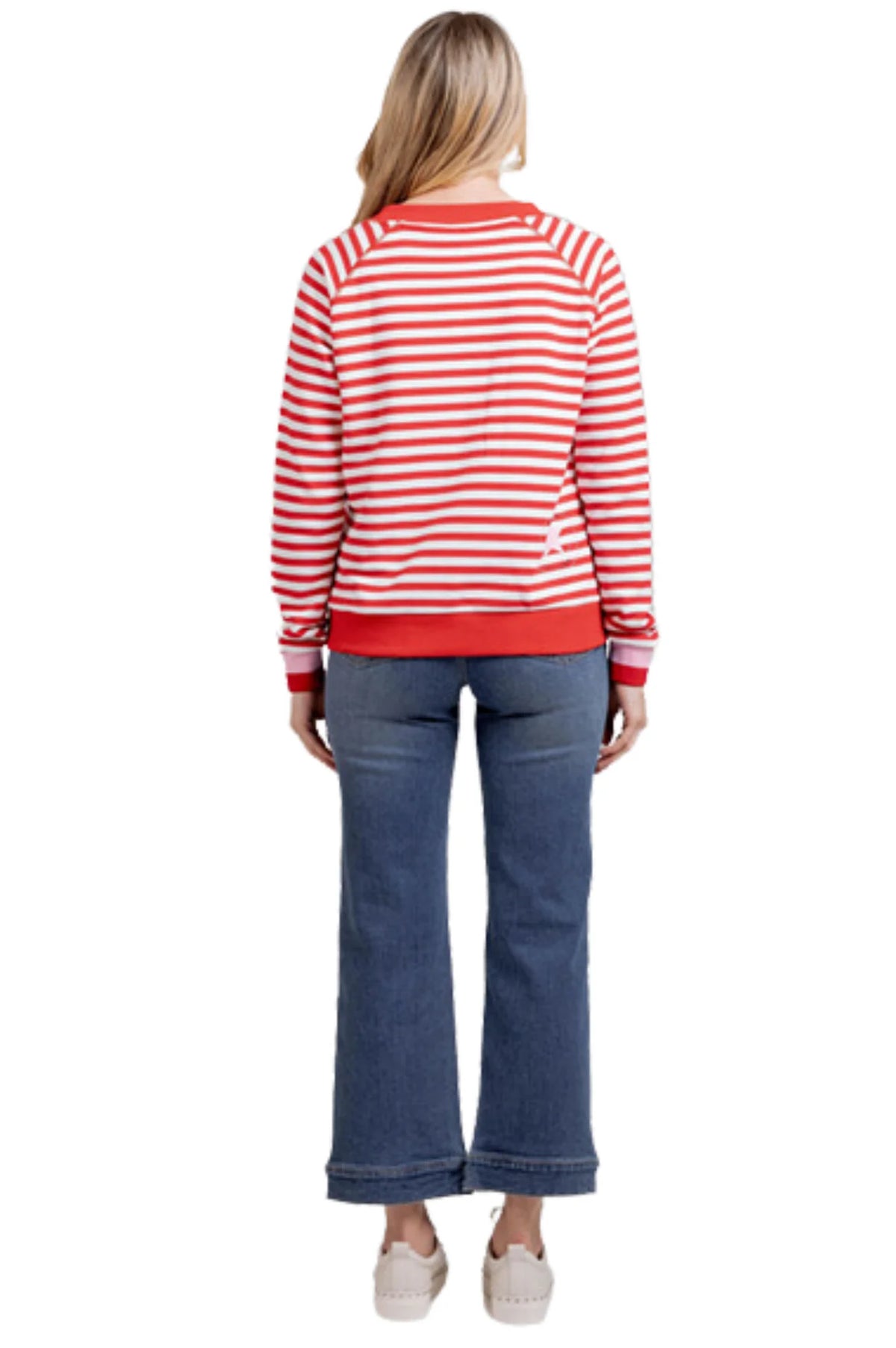 Mi Moso | Striped Delight Sweatshirt