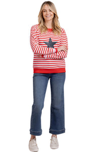 Mi Moso | Striped Delight Sweatshirt