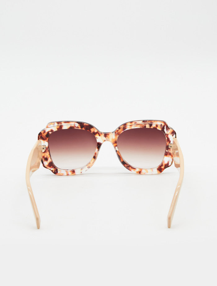 Stella + Gemma Sophia Sunglasses | Cream/Leopard