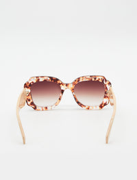 Stella + Gemma Sophia Sunglasses | Cream/Leopard