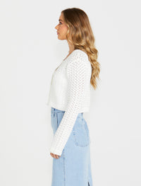 Sass Talullah Cardi | White