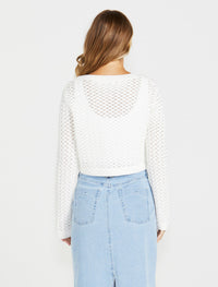 Sass Talullah Cardi | White