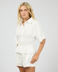 All About Eve | Timeless Shirred Top