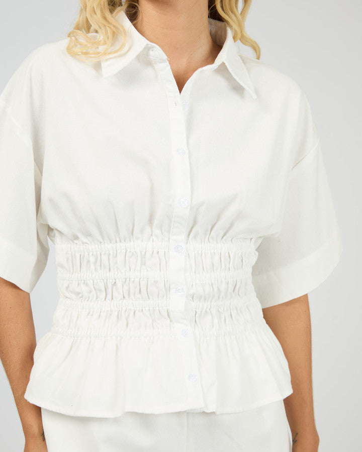 All About Eve | Timeless Shirred Top