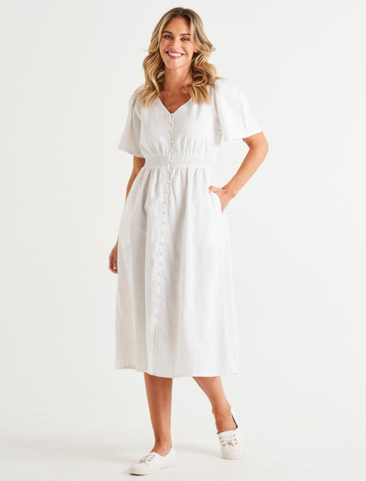 Betty Basics Whitney Dress | White