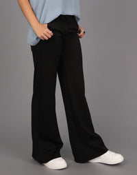 Storm | Wide Leg Knit Tuxedo Pant