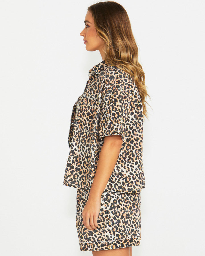 Sass | Wyatt Short Sleeve Denim Shirt