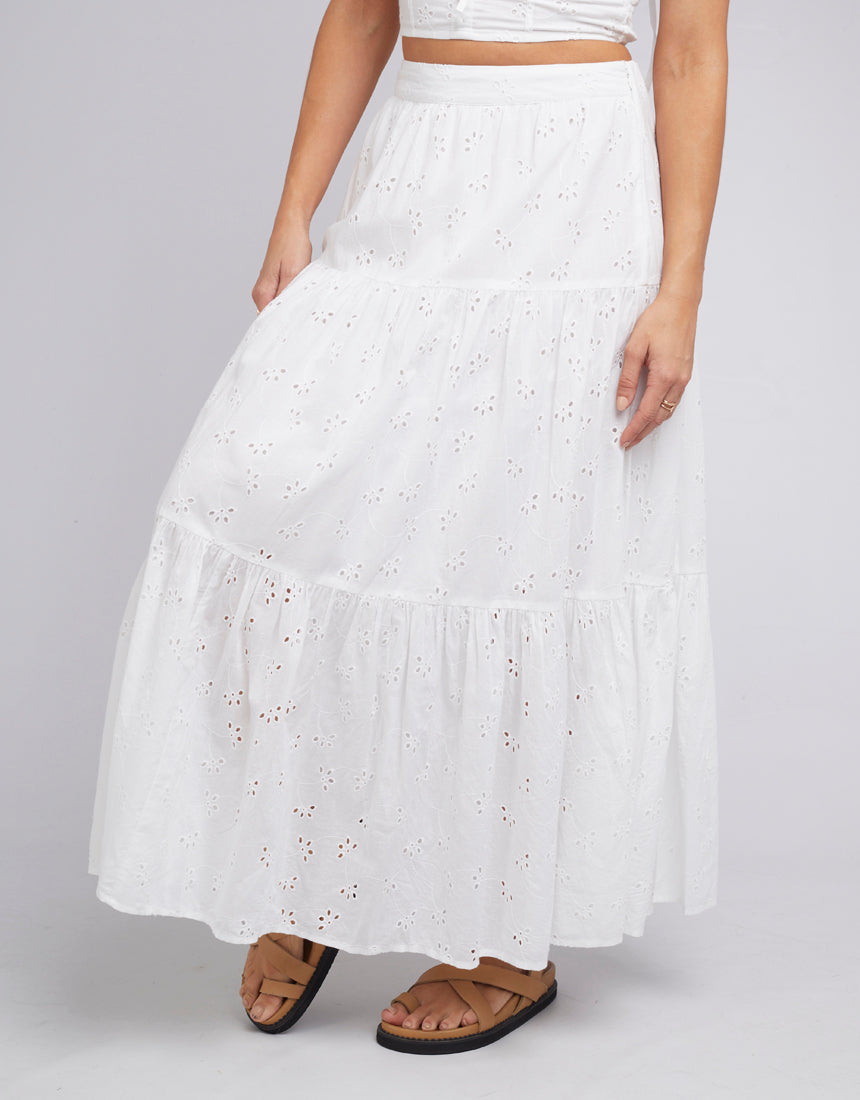 white maxi skirt nz