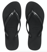 Havaianas Slim Jandal - Black with Crystal