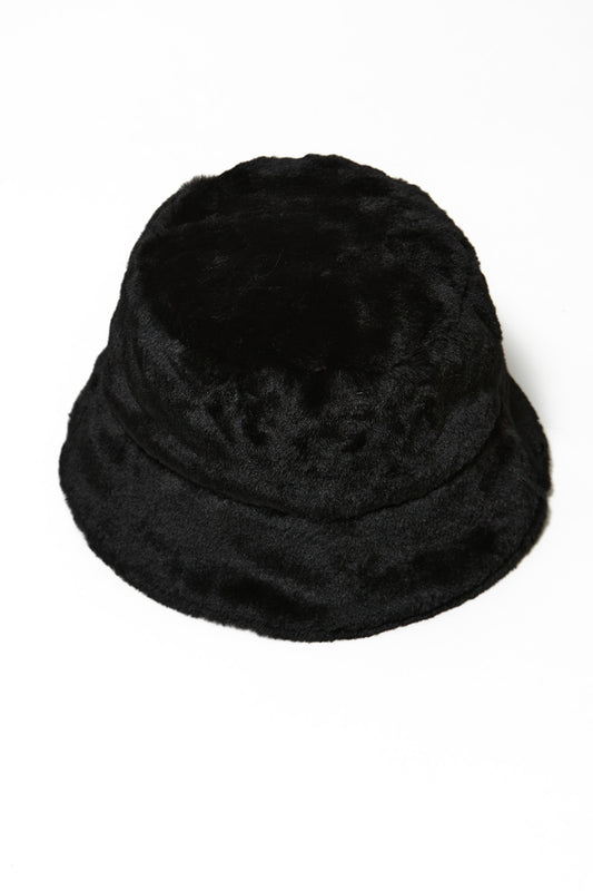 Ketz-Ke Plush Bucket Hat | Black