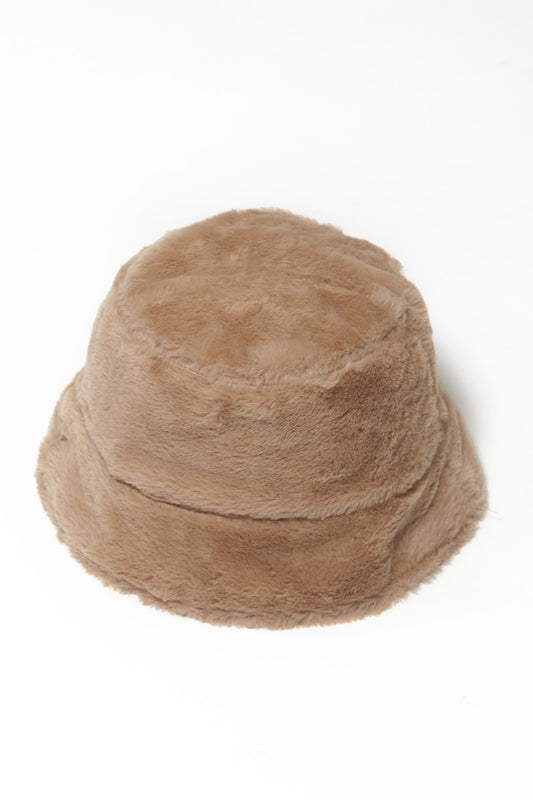 Ketz-Ke Plush Bucket Hat | Camel