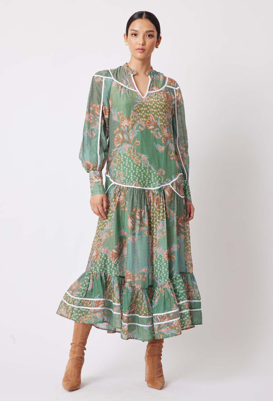 Once Was Harmony Dress | Celadon Floral