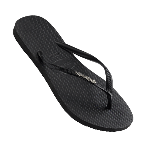 Havaianas Slim Jandal | Silver Metallic Logo