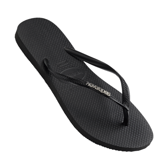 Havaianas Slim Jandal | Silver Metallic Logo