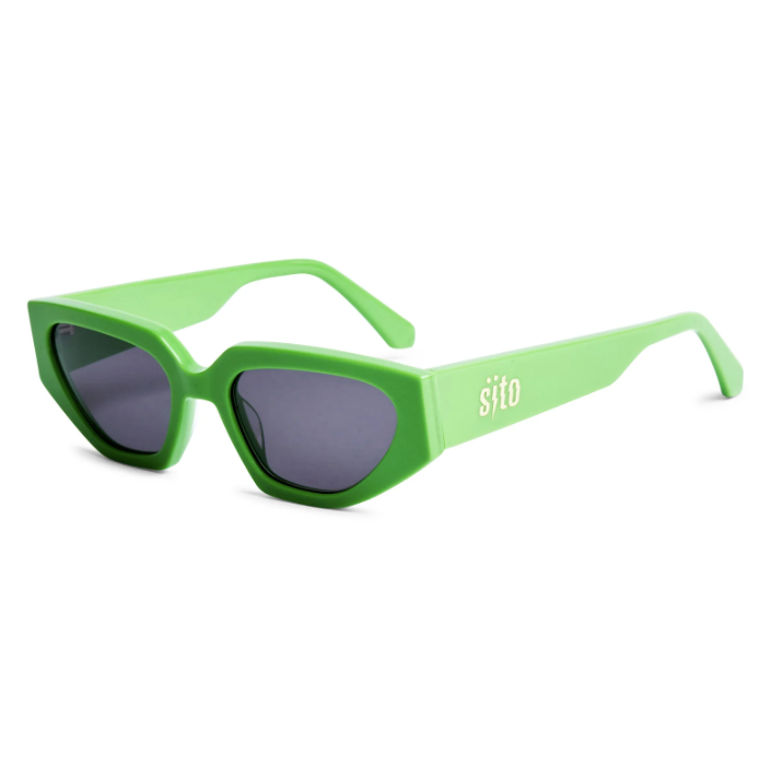 Sito Axis Sunglasses | Green Flash/Smokey Grey
