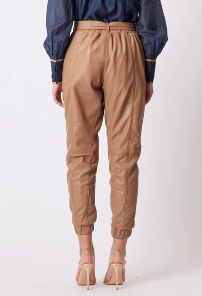 Once Was Tallitha Leather Pant | Husk