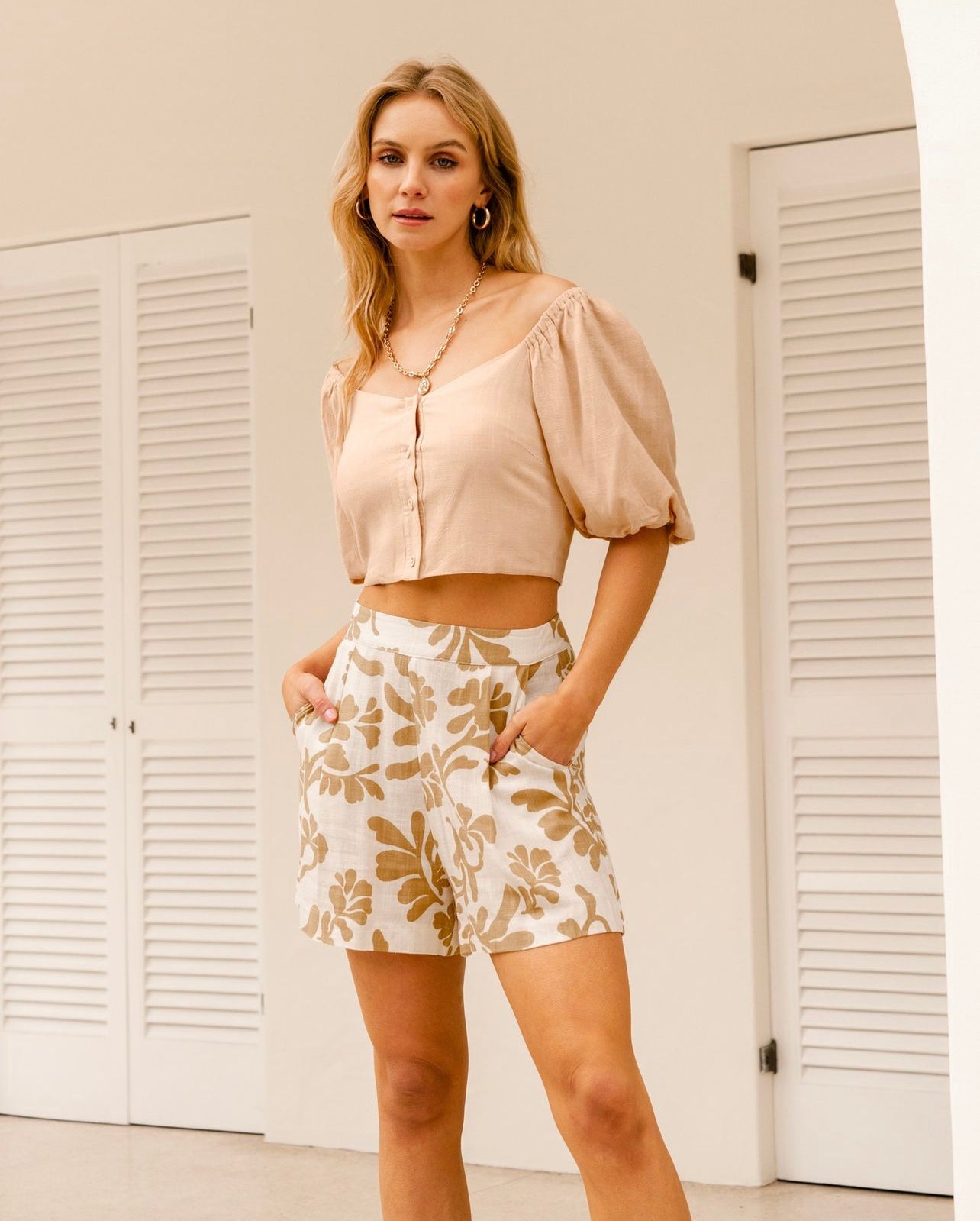 White Closet Shorts | Livy