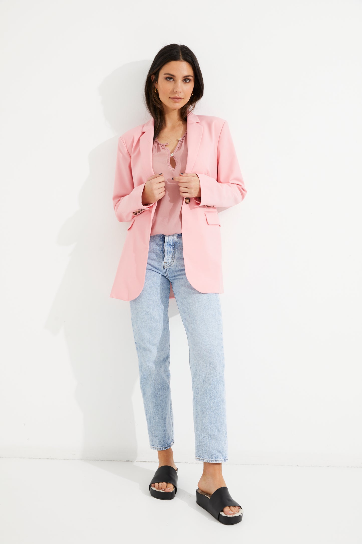 Tuesday King Blazer | Pink Suiting