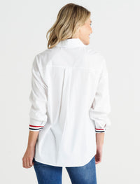 Betty Basics Saskia Shirt | White