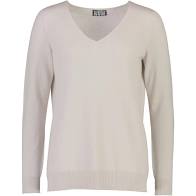 Standard Issue Cotton V Neck Slouchy Sweater - Papyrus